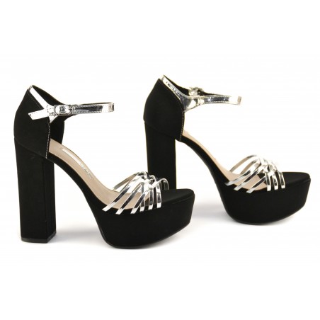 Sandalia Tiras Tacon