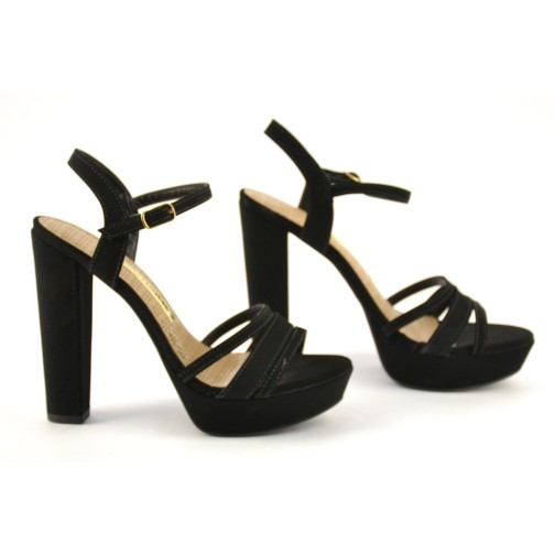 Sandalia Tiras Tacon