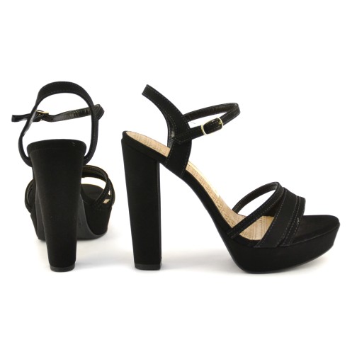 Sandalia Tiras Tacon