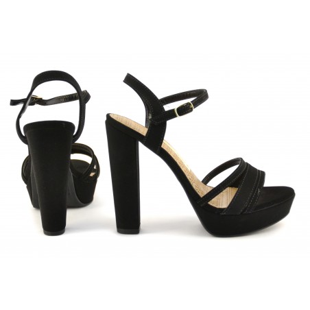 Sandalia Tiras Tacon