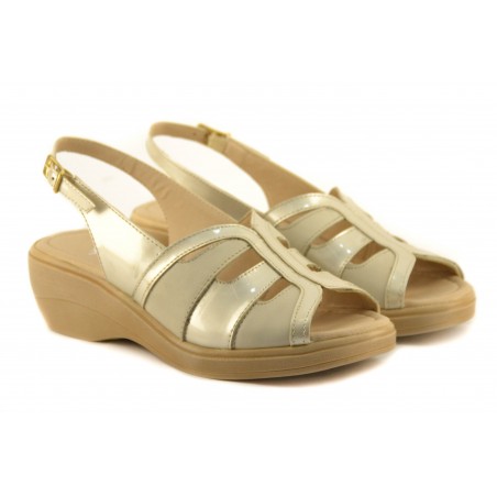 Sandalia Faja De Cuero