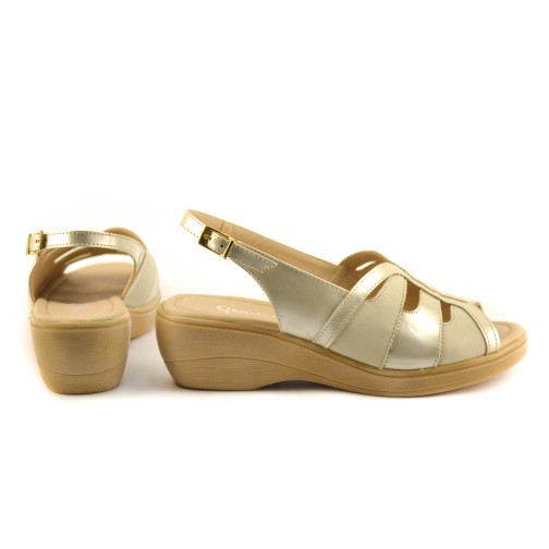 Sandalia Faja De Cuero