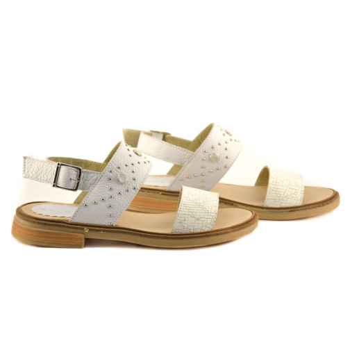 Sandalia 2 Fajas Chata