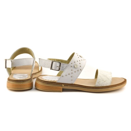 Sandalia 2 Fajas Chata