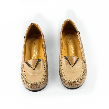 Mocasin Reptil de Cuero