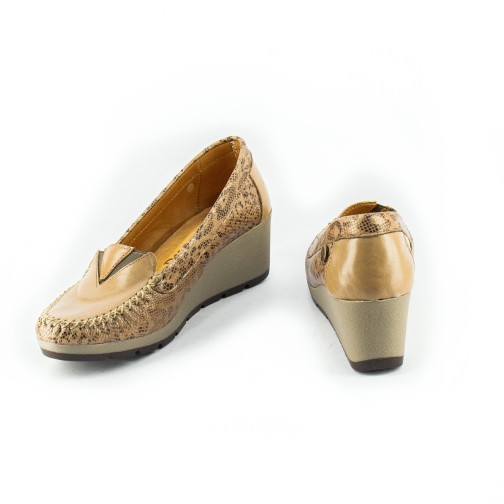 Mocasin Reptil de Cuero