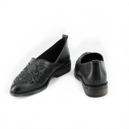 Zapato Elastico de Cuero