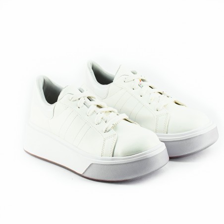 Zapatilla Cordon Eco Cuero