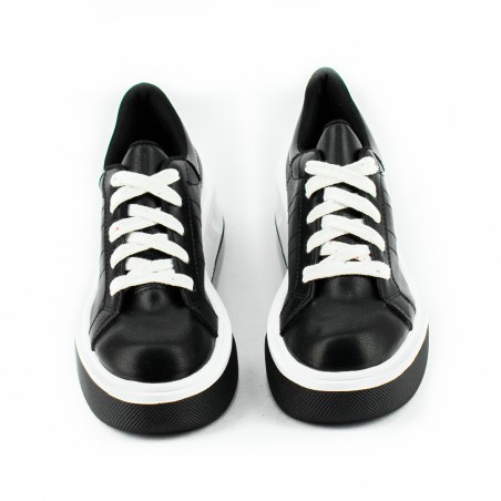 Zapatilla Cordon Eco Cuero