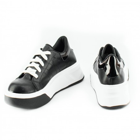 Zapatilla Cordon Eco Cuero