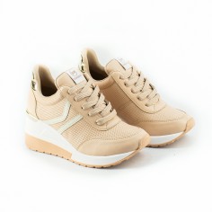 Zapatilla Cordon Eco Cuero