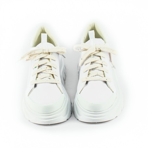 Zapatilla Cordon Eco Cuero