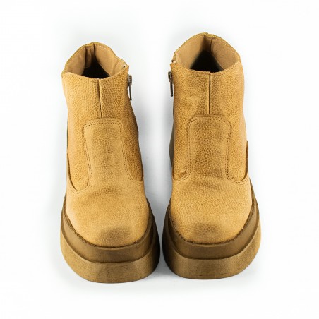 Botineta Lisa de Cuero