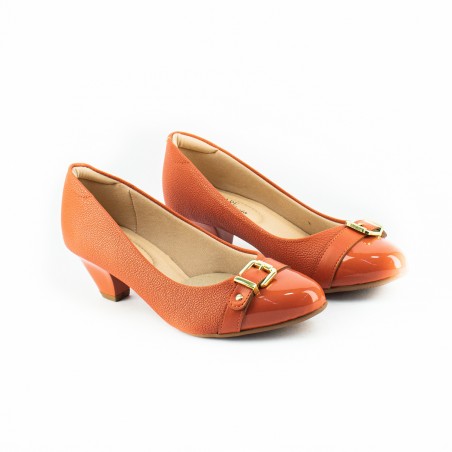 Zapato Clasico Hebilla Eco Cuero