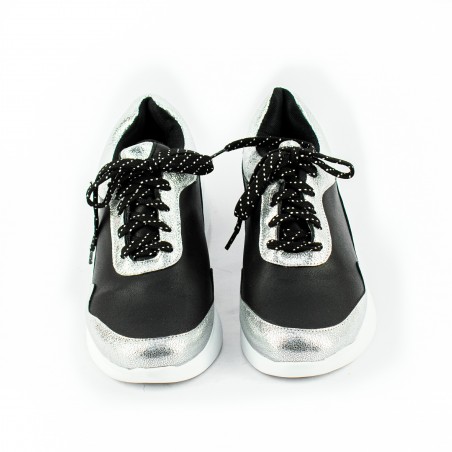 Zapatilla Cordon Eco Cuero