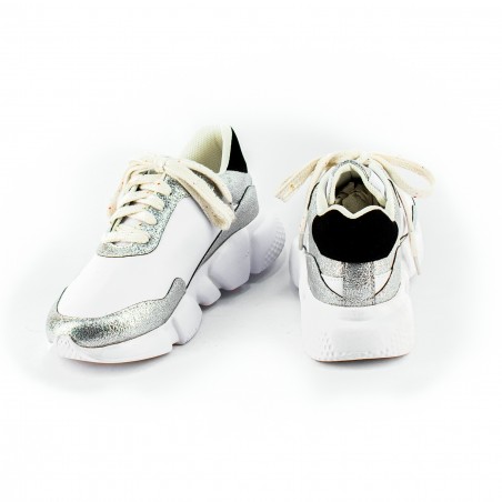 Zapatilla Cordon Eco Cuero