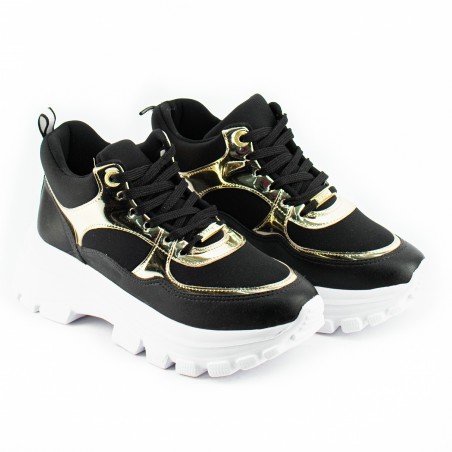 Zapatilla Cordon Eco Cuero