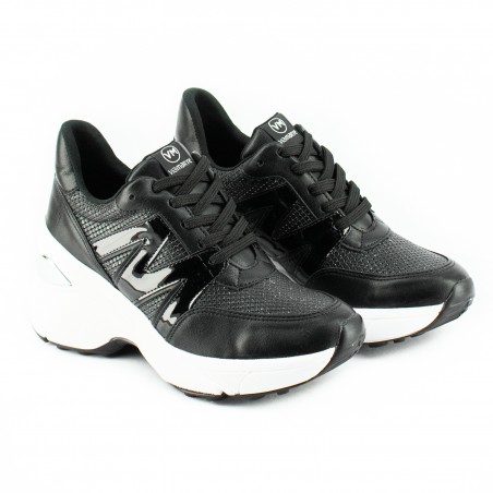 Zapatilla Cordon Eco Cuero