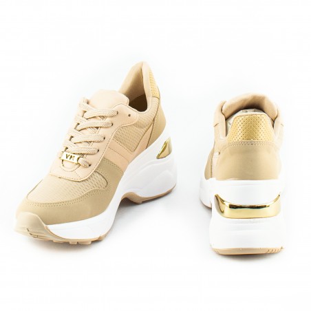 Zapatilla Cordon Eco Cuero