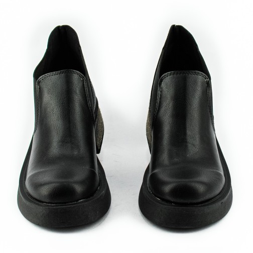 Botineta Elastico Eco Cuero