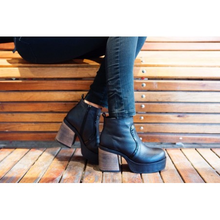 Botineta Donna Cuero