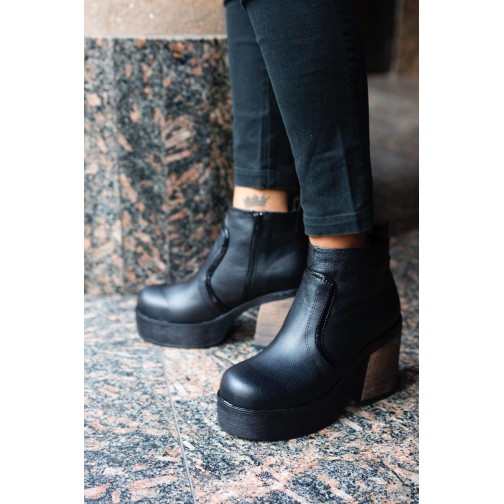 Botineta Donna Cuero