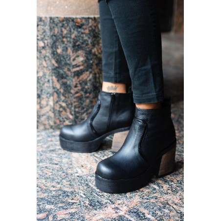 Botineta Donna Cuero