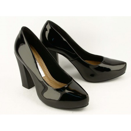 Zapato Clásico Plataforma Charol