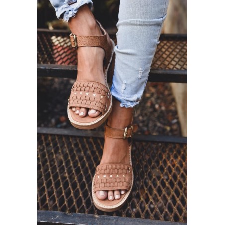 Sandalia Carolin de Cuero