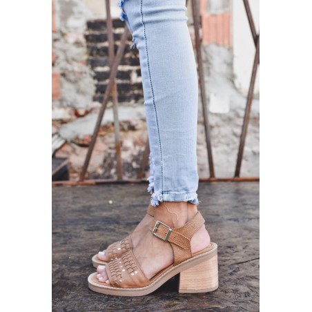 Sandalia Carolin de Cuero