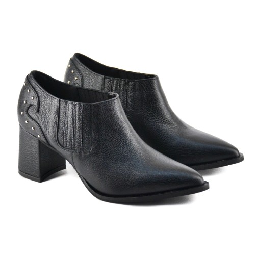 Botineta de cuero Tacon