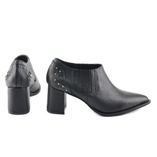 Botineta de cuero Tacon