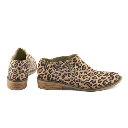 Botineta de cuero Tacon