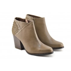 Botineta De Cuero Tacon 2