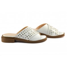 Zueco Cruzado De Cuero 2