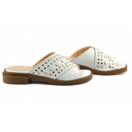 Zueco Cruzado De Cuero