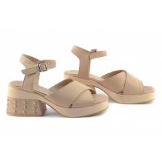 Sandalia Cruzada De Cuero 2