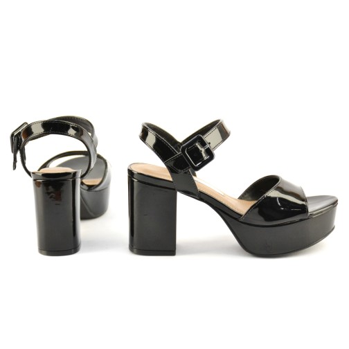 Sandalia Faja Charol